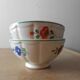 Small bowls in Sarreguemines France majolica
