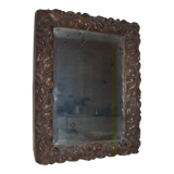 Antique mirror in beveled glass
