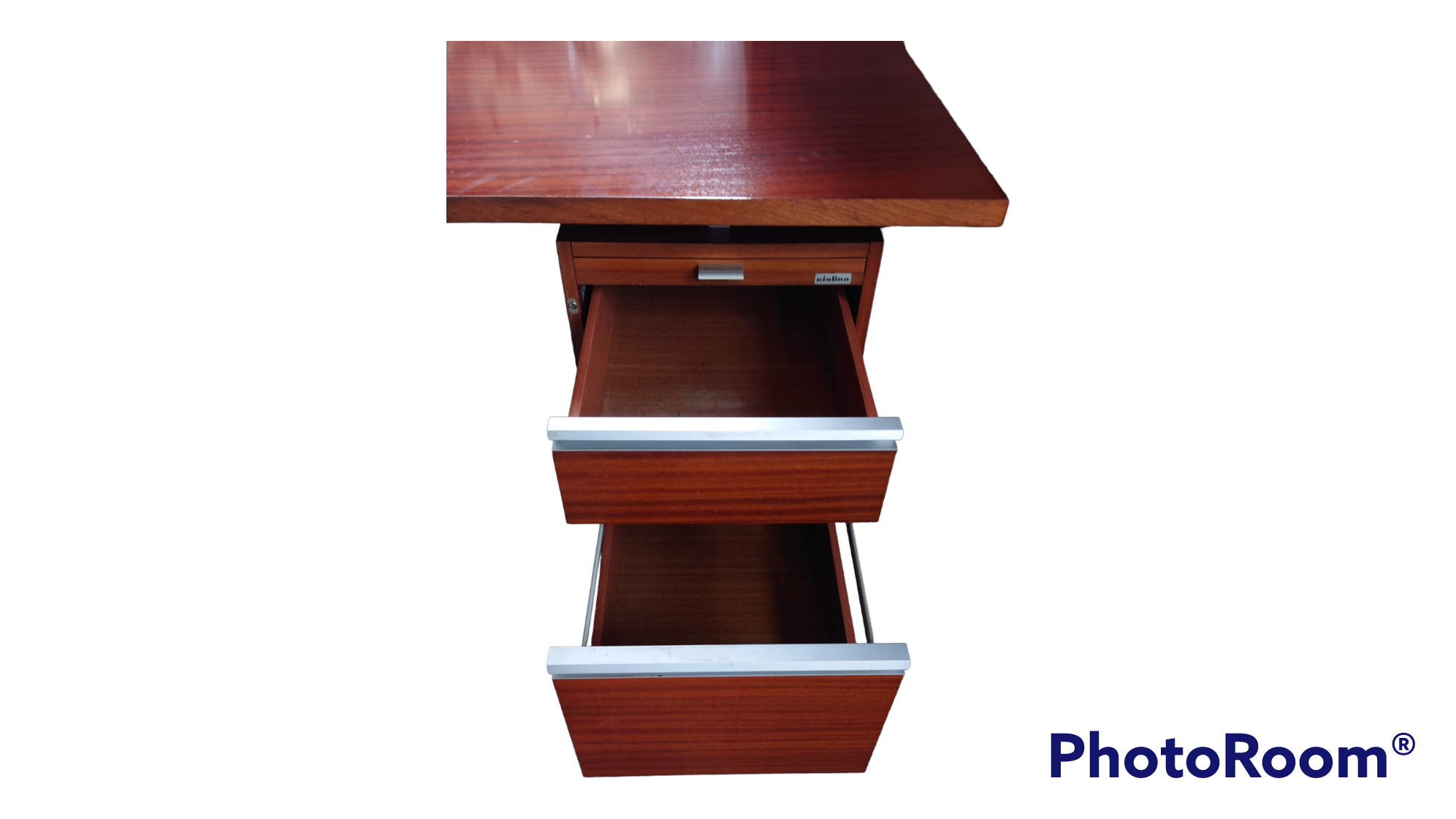 Desk 1960/1970 signed ciolino in accajou