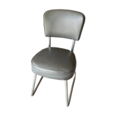 Chaise de bureau skaï, vintage