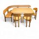 Very rare Ansager mobler set, table , sofa 3x chairs / corner bench