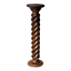 Large twisted solid oak column, early 20th century