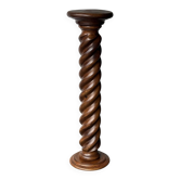 Large twisted solid oak column, early 20th century