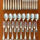 Christofle malmaison 8 person 40 piece cutlery set near new condition