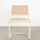 Vintage Cesca B32 chair in white by Marcel Breuer, 1970s