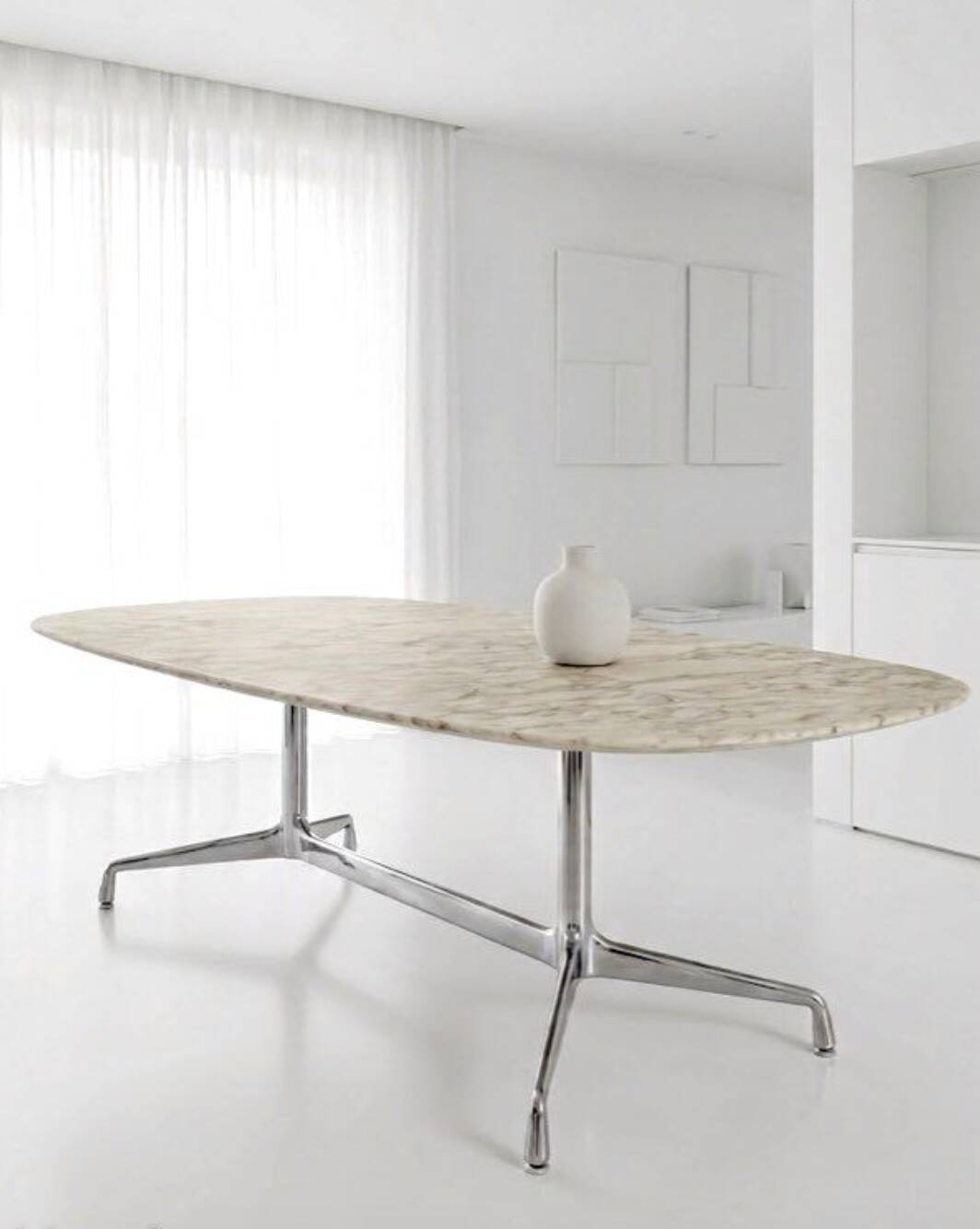 Table marbre Eames pour Herman Miller « Segmented » circa 1970