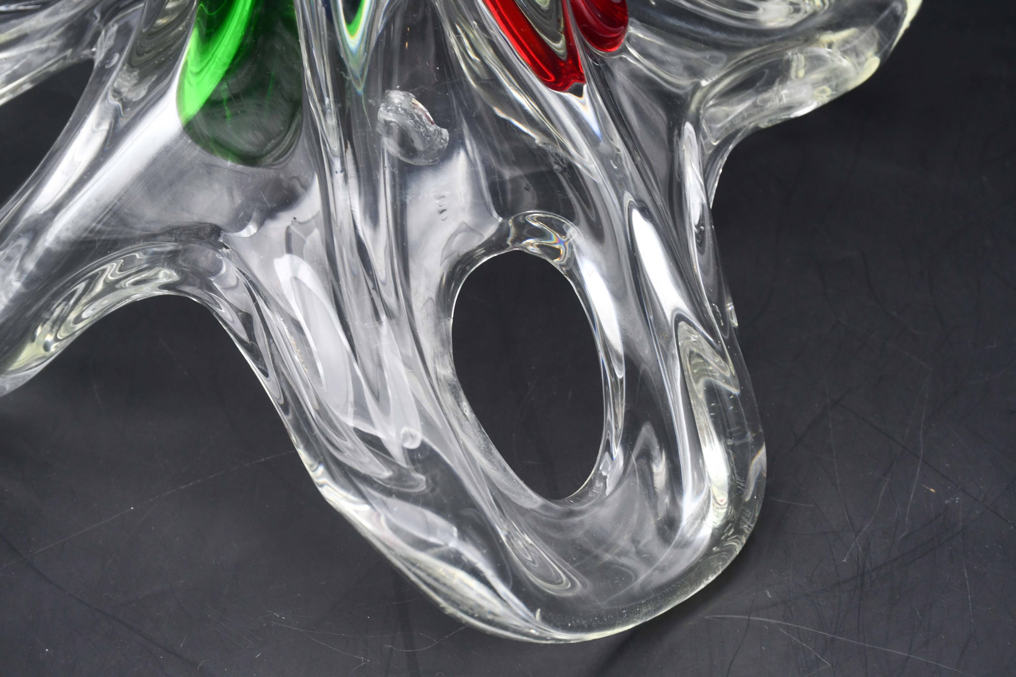 Midcentury Murano glass vase, 1970s