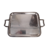 Silver metal retangular top