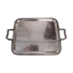Silver metal retangular top