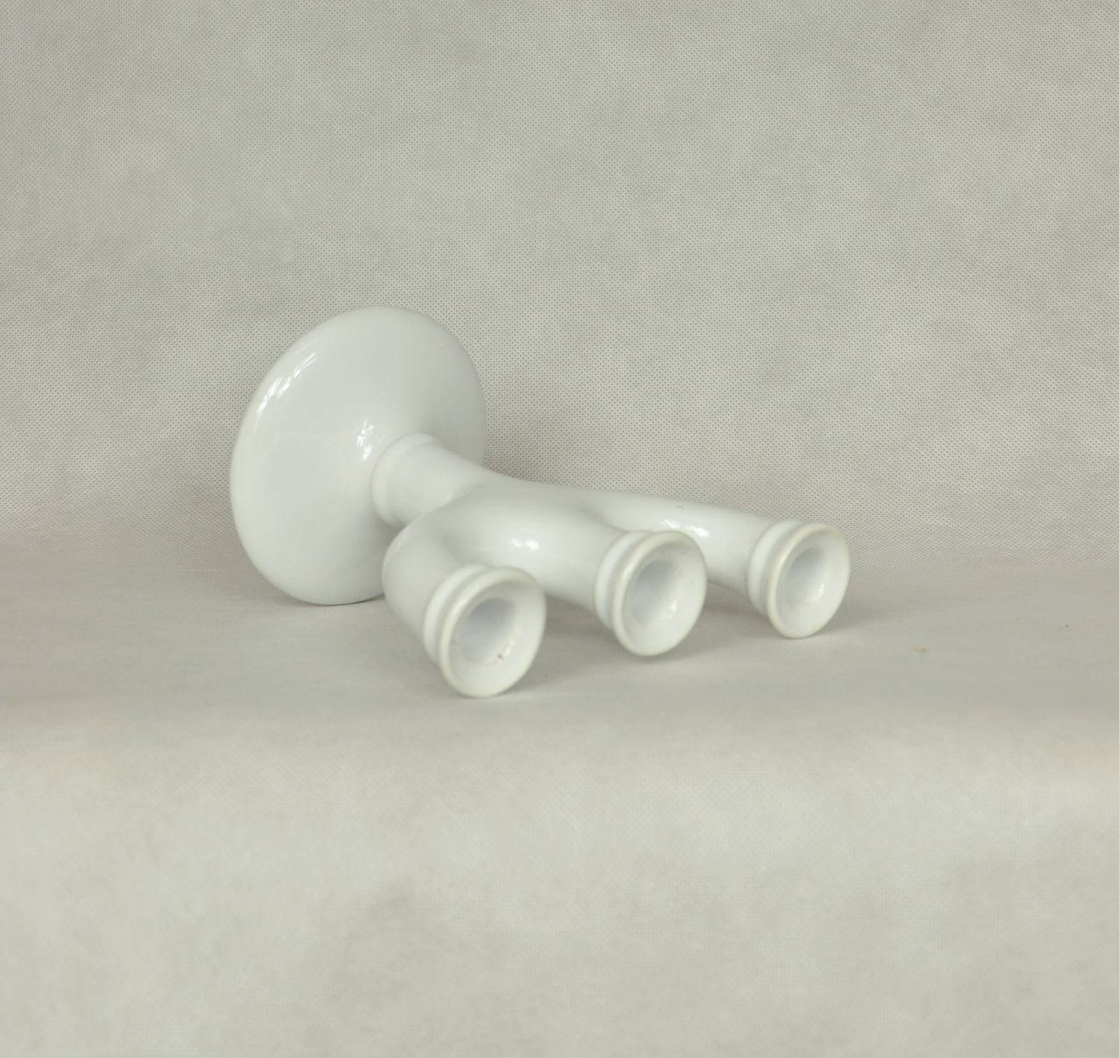 Candlestick in porcelain of the 1970s
