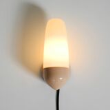 Beautiful Mid Century Modern glass ceramic wall lamp by Wagenfeld
