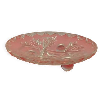 Vintage crystal fruit bowl