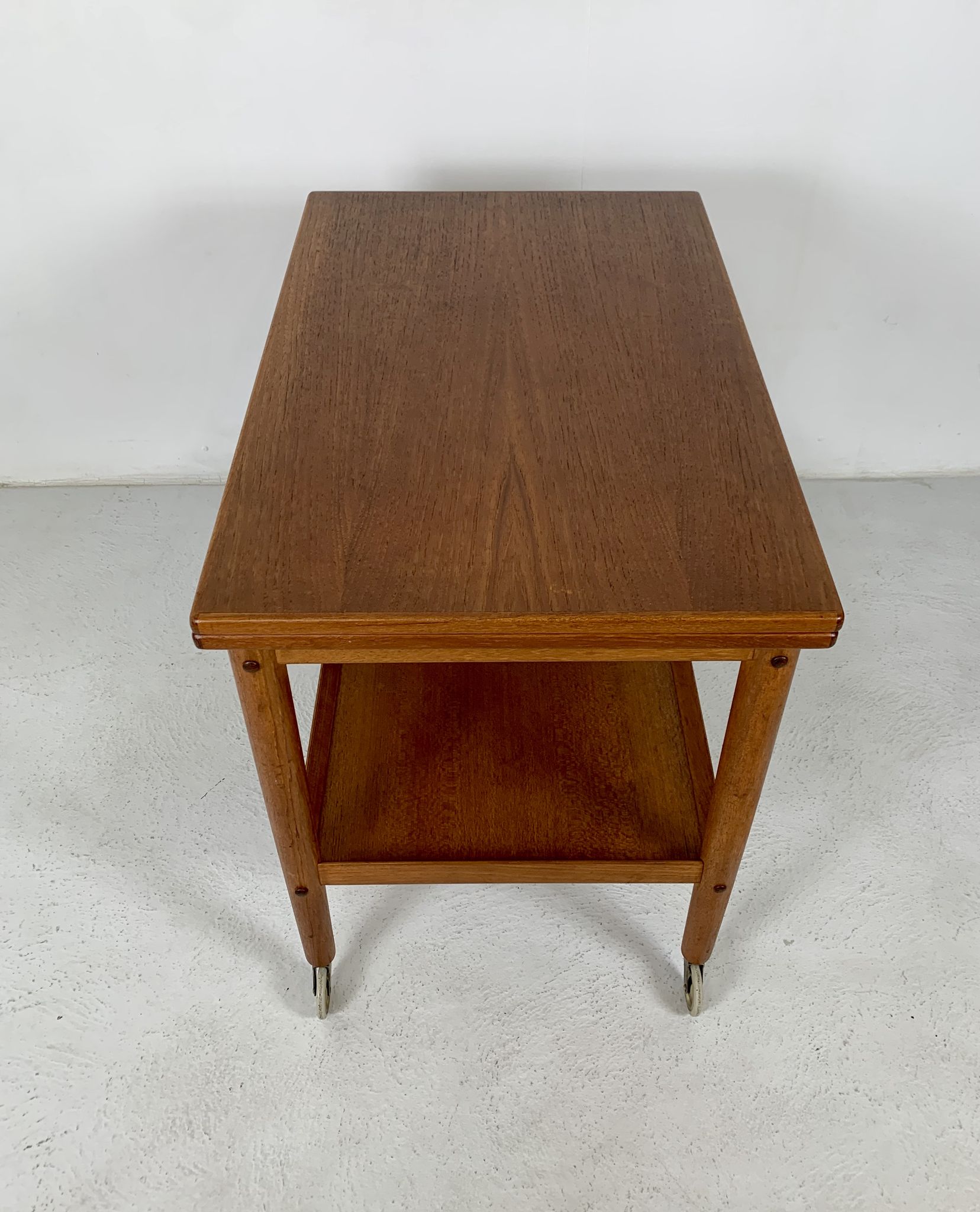 Danish midcentury teak bar trolley by Grete Jalk