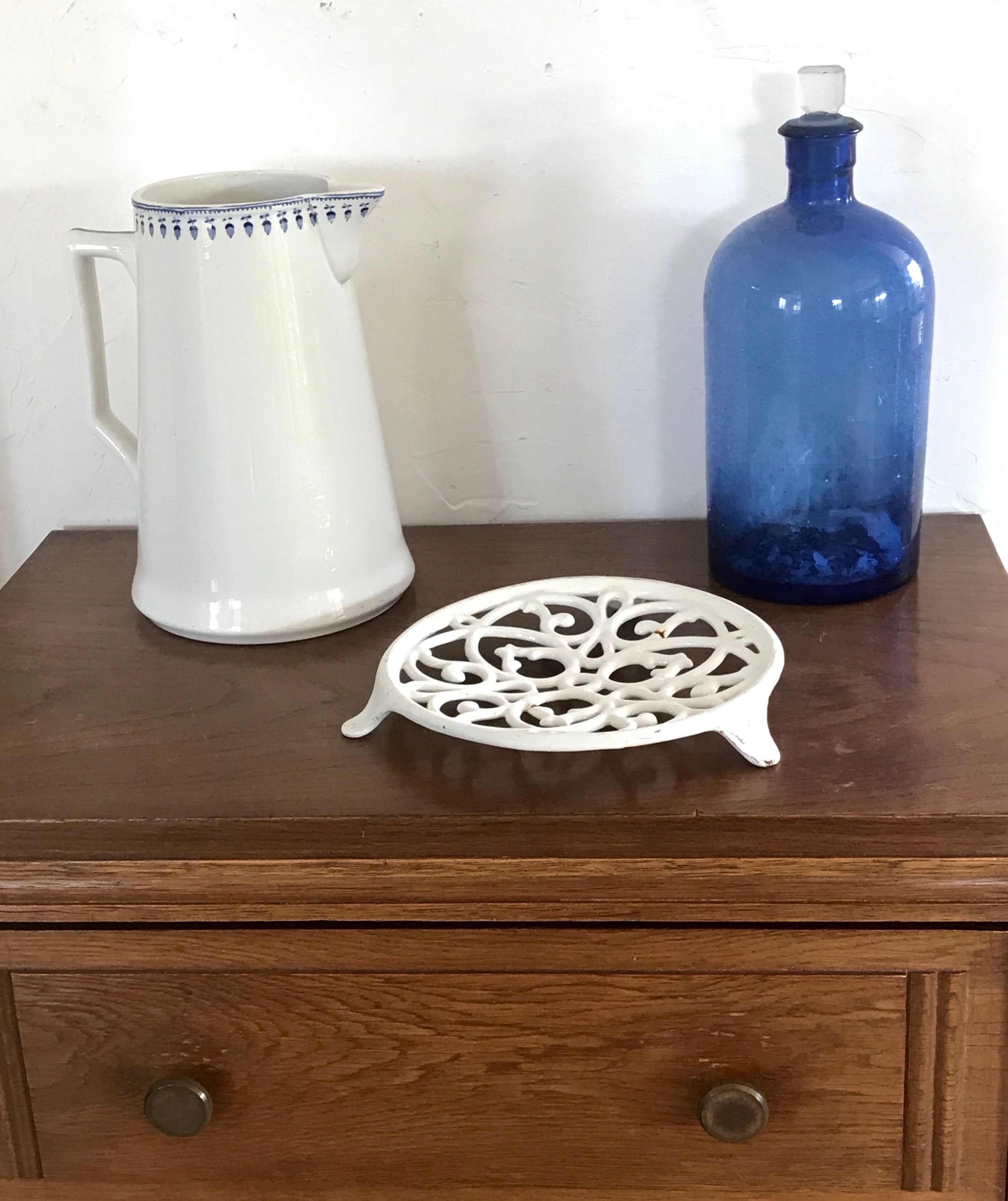 Old ceramic jug Boch Frères