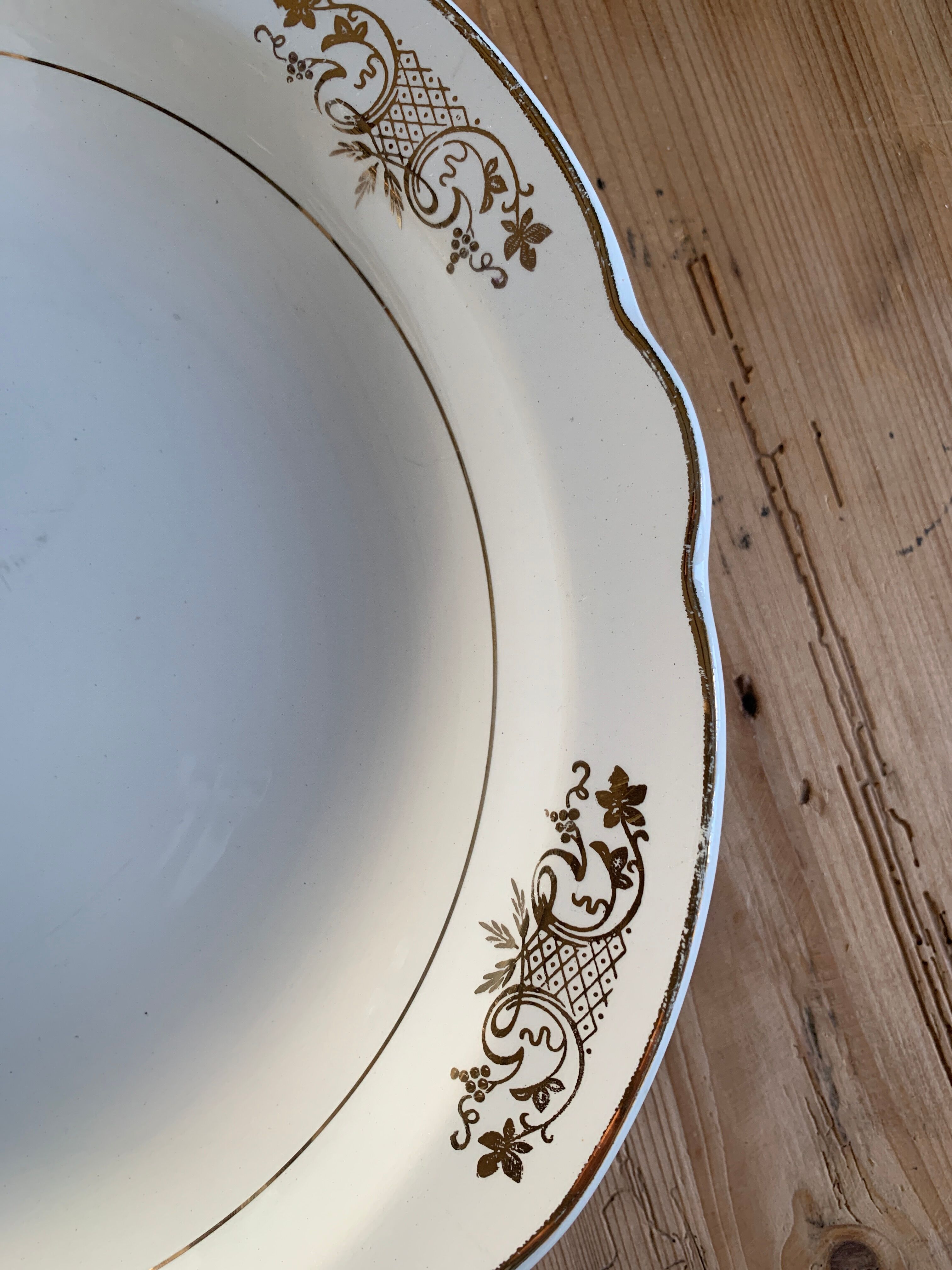 Hollow dish Lunéville Badonviller