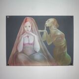 Leonor Fini * 'The voice of evil' * 'La voix du mal' * 1976 * signed
