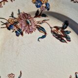 Clairefontaine earthenware plate and fruit bowl set, Saxe model
