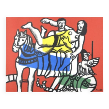 Impression lithographique Fernand leger