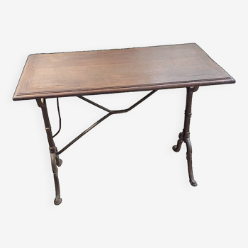 1920 bistro table signed