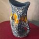 Ceramic vase 1960 In Ceramic Fat Lava Vallauris 25x15 very good condition