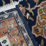 Tapis persan 136x70 bleu et marron