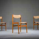 Teak dining chairs attributed to Erik Buch for Anderstrup Stolefabrik, Denmark, 1970s, set of 3