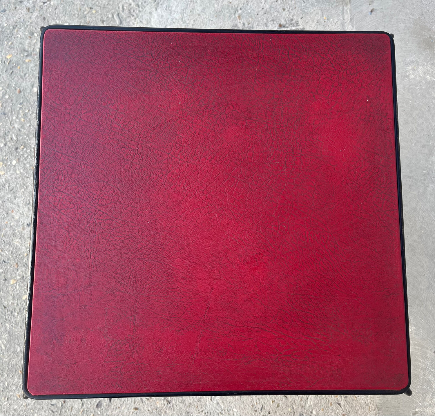 Metal side table