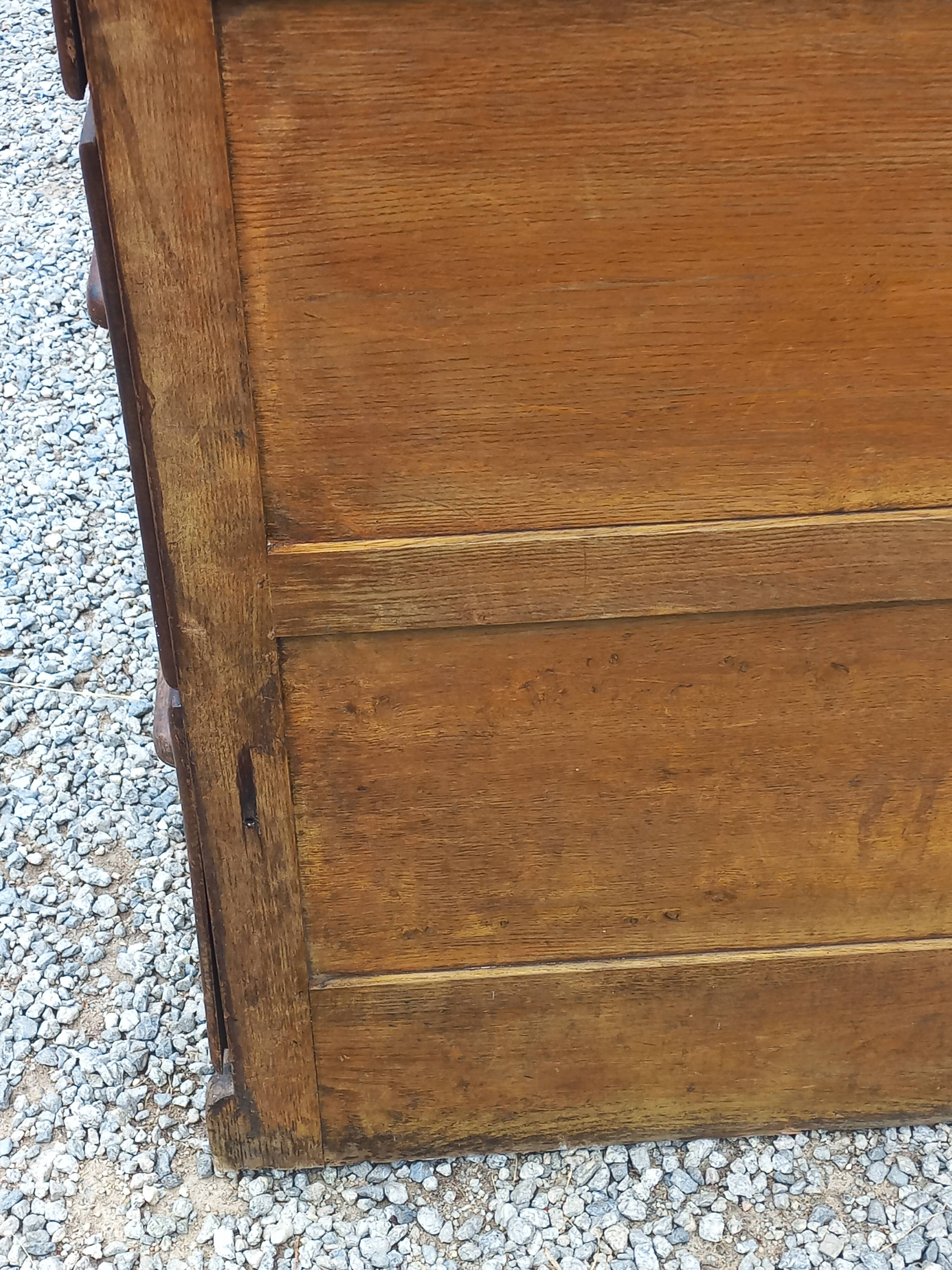 Oak craft cabinet with 5 drawers from the 1930s/1950s