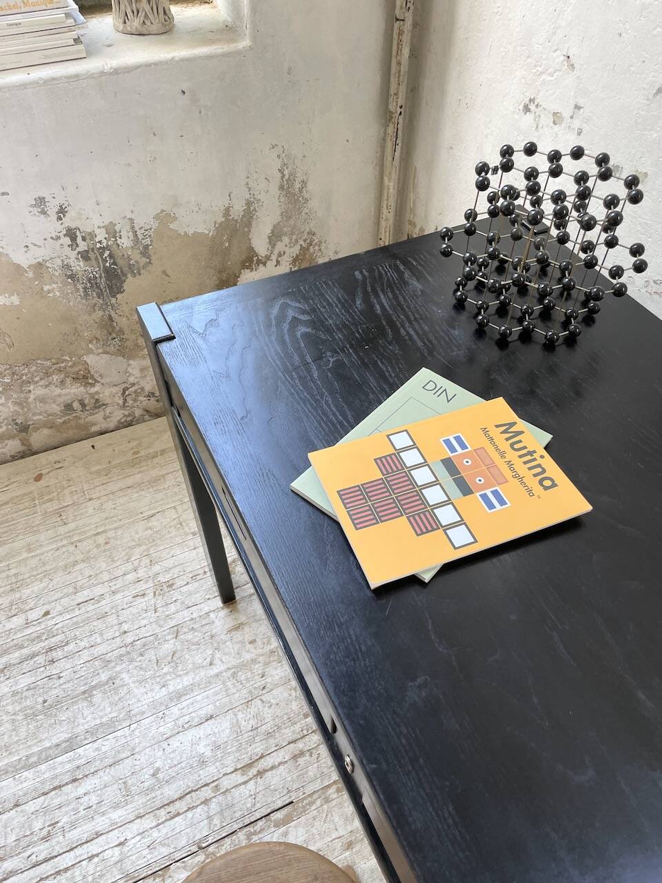 Regain black stained elm desk