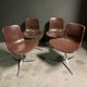 Set of 4 - pk9 chairs by poul kjærholm for e. kold christensen, 1960s