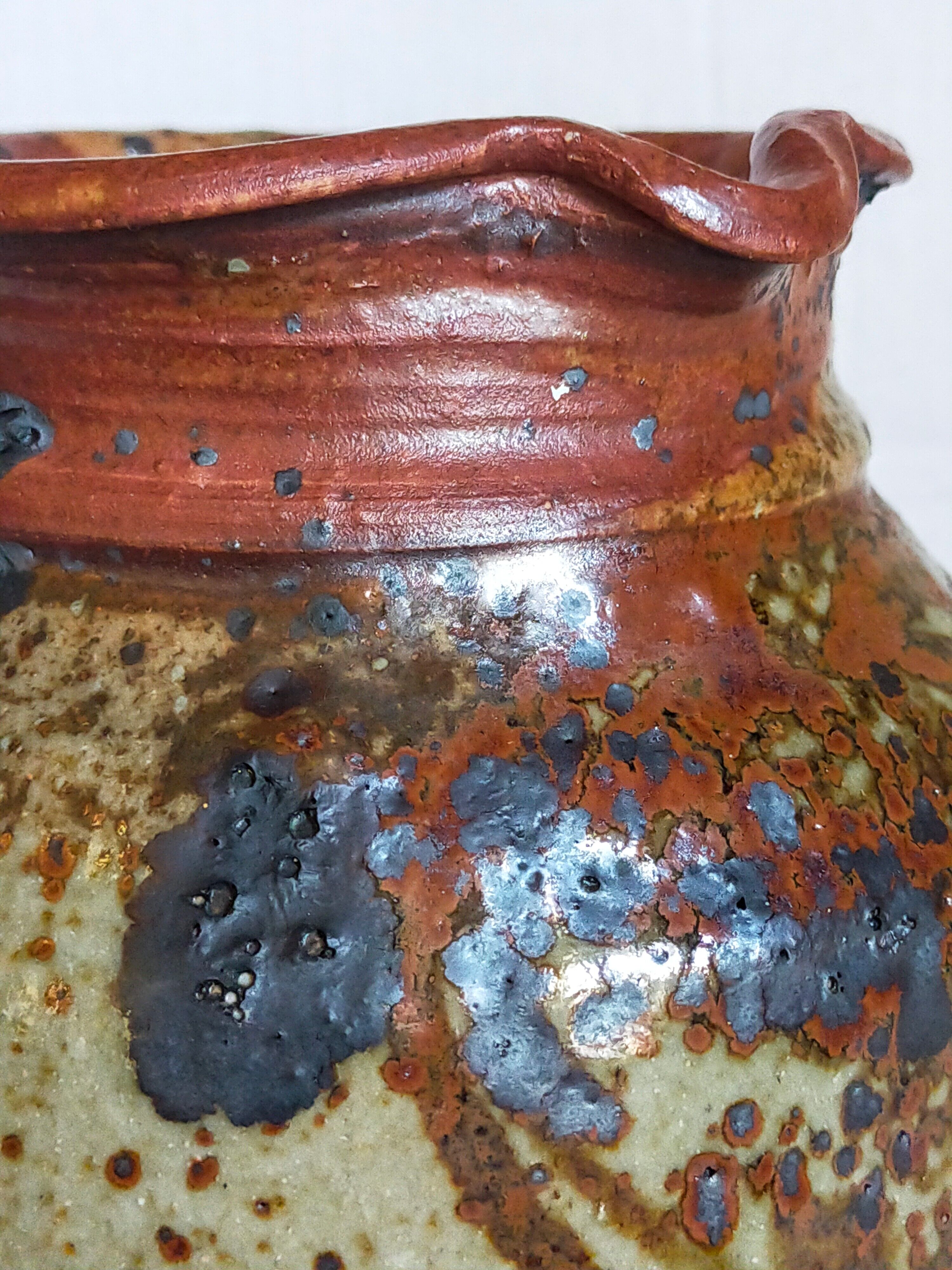 Traditional pottery sandstone pyrite Art-popular XIXth