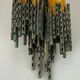 60s 70s Brutalist wall lamp Marcello Fantoni Wall Lamp Glass Design 60s