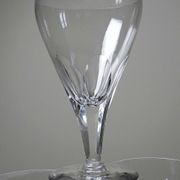 Service of 6 antique cut crystal glasses attributed to Moser, Bohemia circa.
