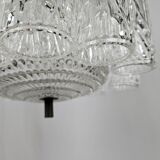 Murano glass chandelier with 14 tubular pendants