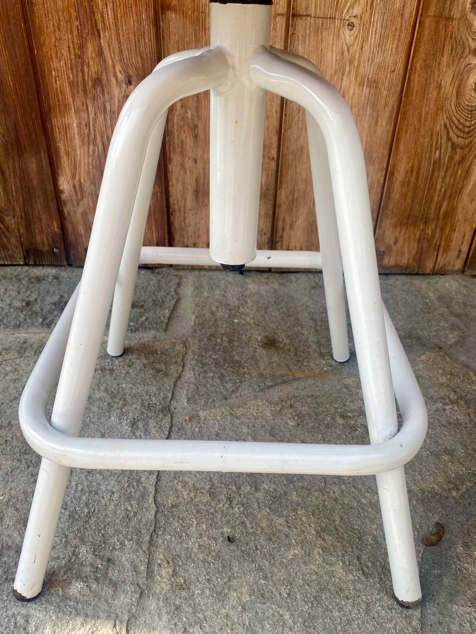 Vintage adjustable swivel stool