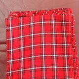 Serviettes de table vintages rouges