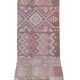Vintage Turkish hallway rug 79x604 cm