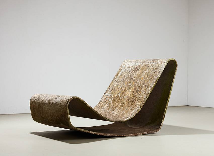 Loop chair by Willy Guhl for Eternit Switzerland 1954