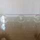 Wall coat rack in transparent plexiglass 3 hooks. 1980