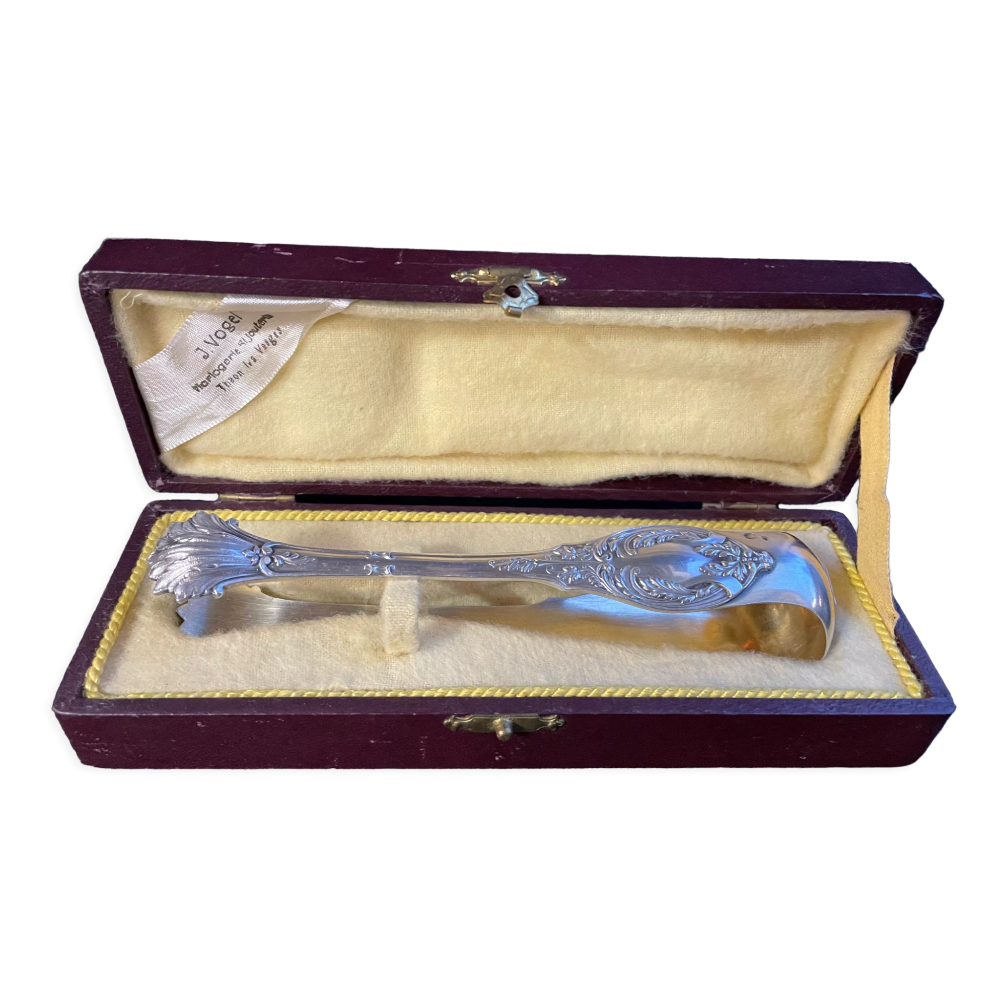 Silver sugar tongs 950/1000th of 51.20 g