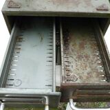 4-drawer industrial metal loft furniture from the 1970s, brand FLAMBO.