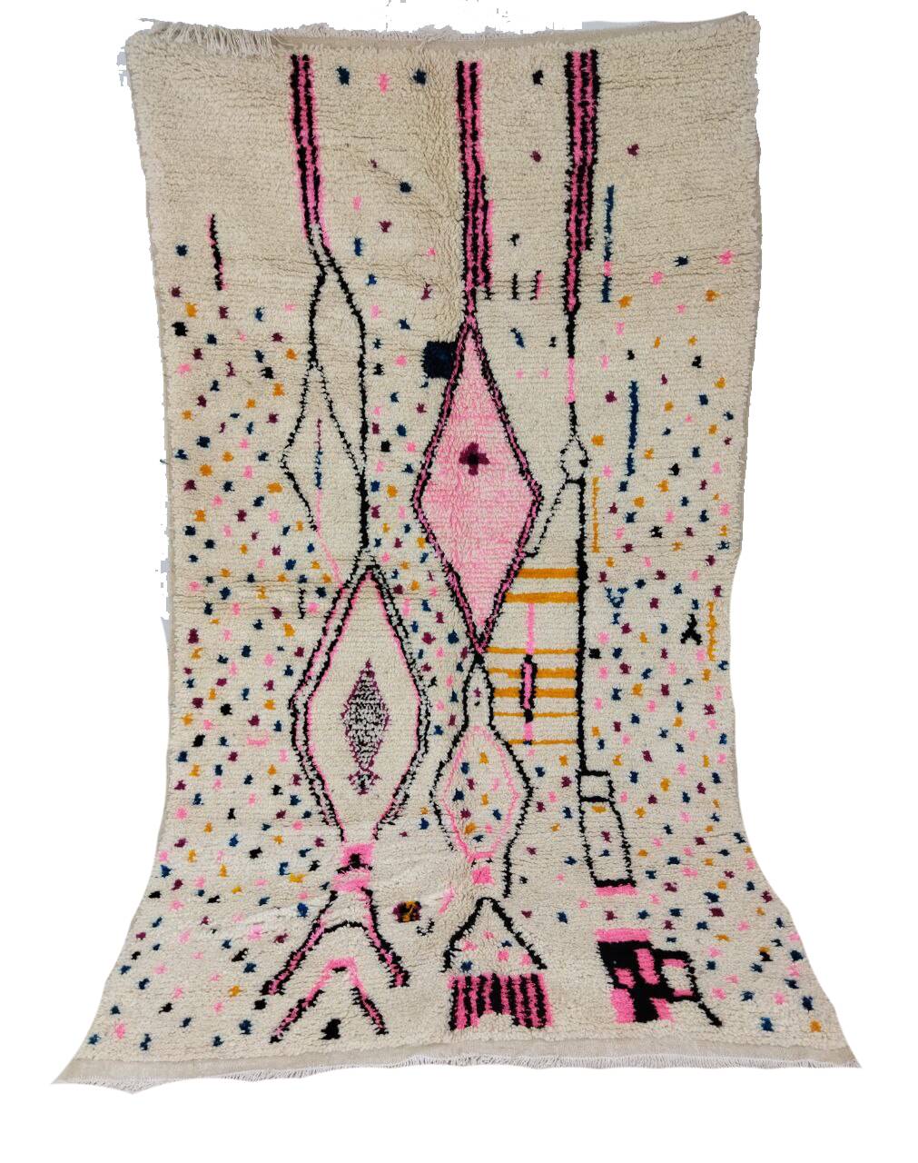 Handmade Moroccan Berber Rug 253 X 145 CM