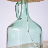 Woven shade lamp