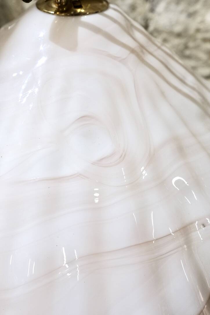 Murano glass and brass pendant by La Murrina, Italy, 1970s