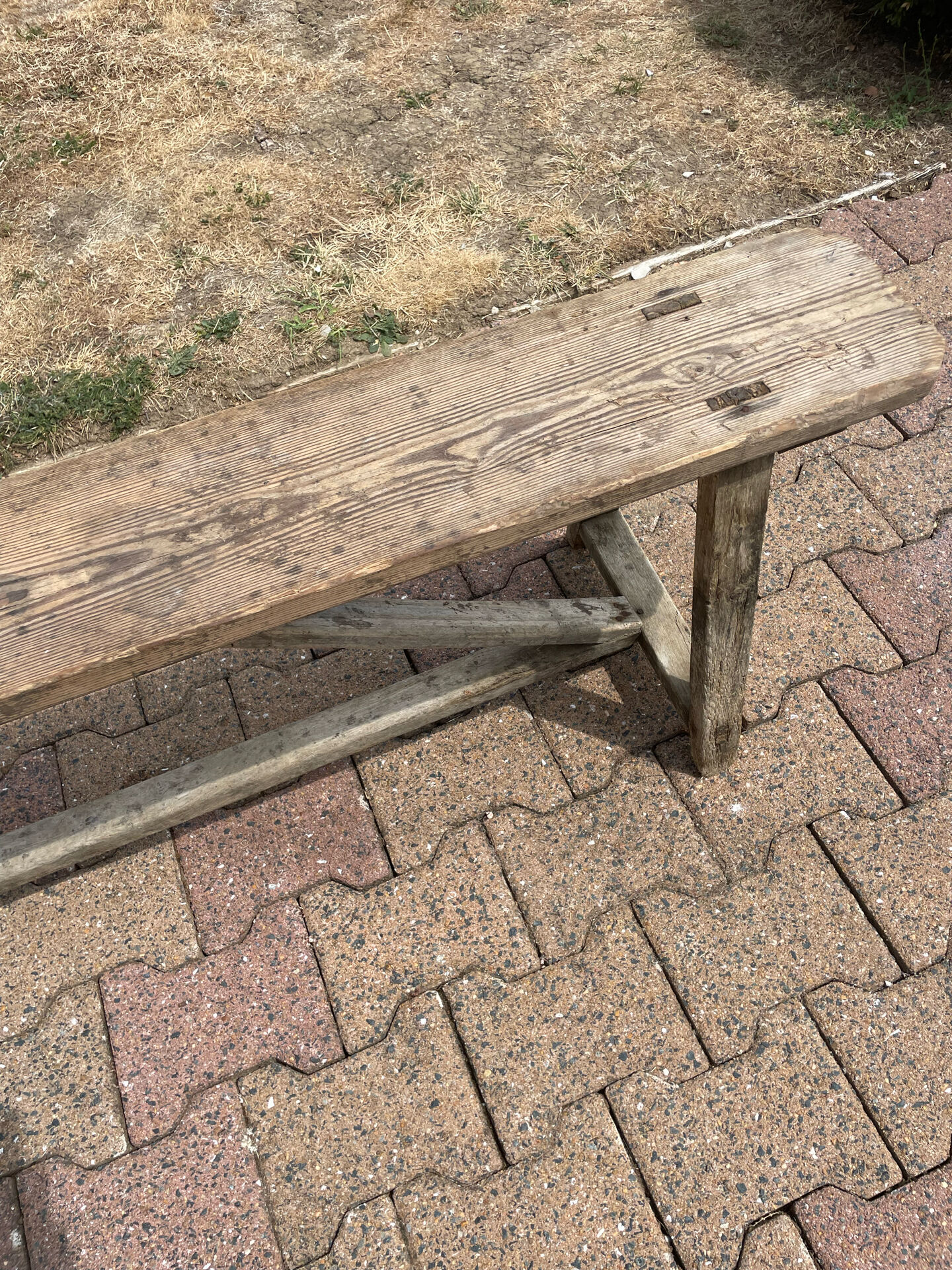 Vintage farm bench