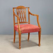 Victorian antique armchair in mahogany, United Kingdom, 19th century