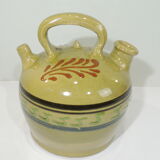Gargoulette/Glazed terracotta jug/vintage/pitcher