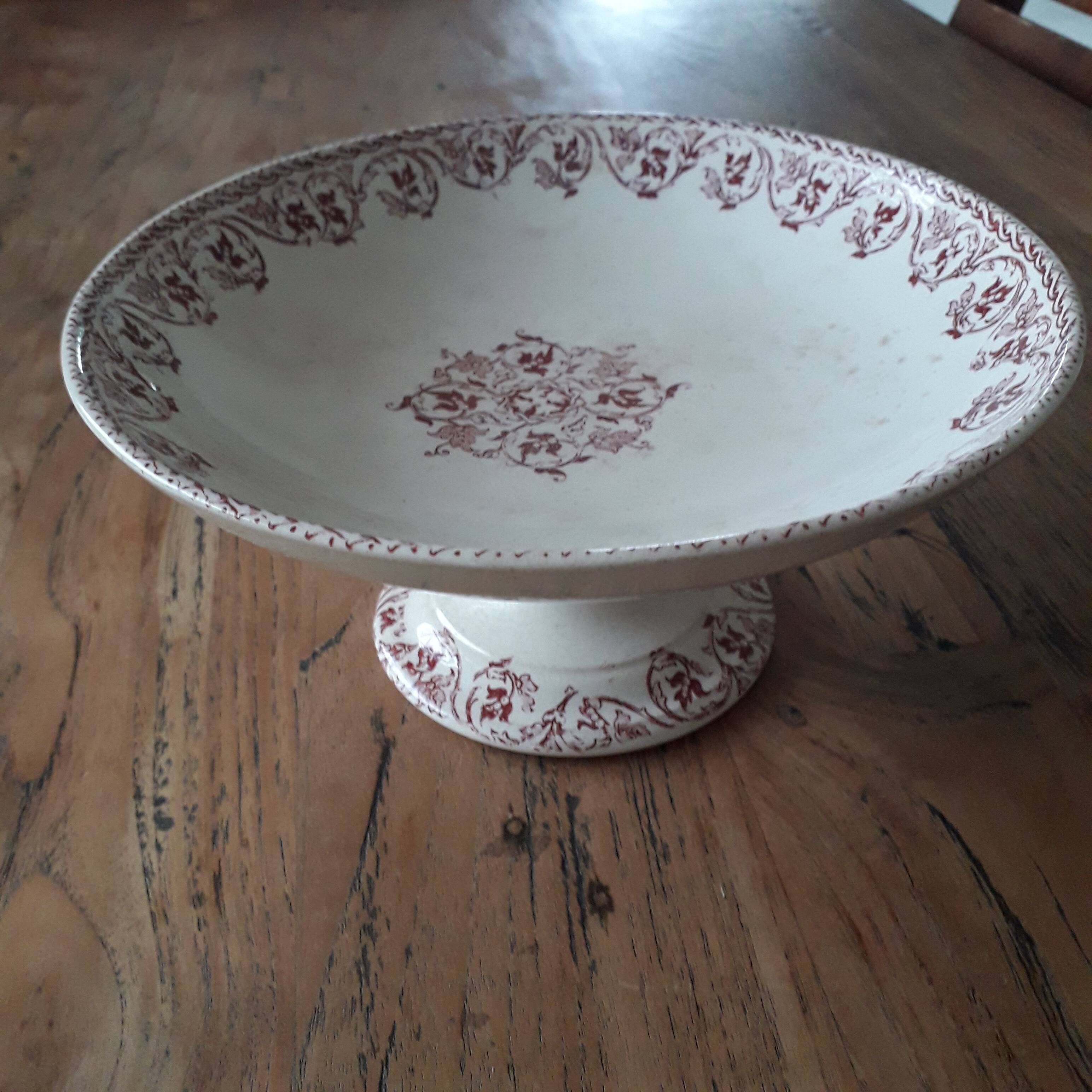 Earthenware compote HB and co.