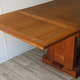 Modernist solid oak dining table, 1940