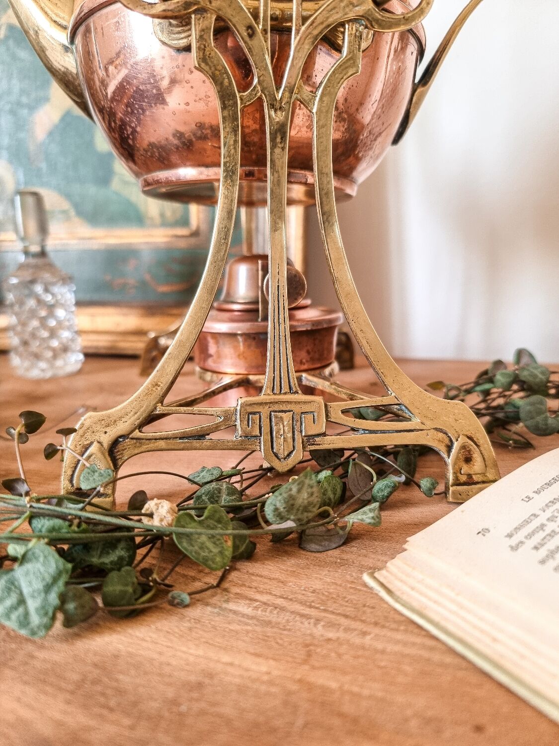 Copper and brass samovar, early 20th century